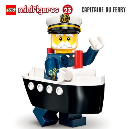Minifigure LEGO® Série 23 - Le capitaine du ferry