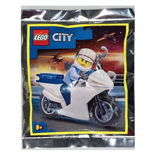 Le policier à moto - Polybag LEGO® City 952001
