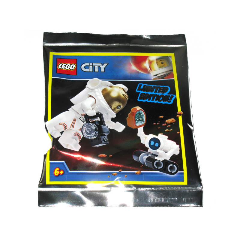 L'astronaute et le robot (Edition Limitée) - Polybag LEGO® City 951908