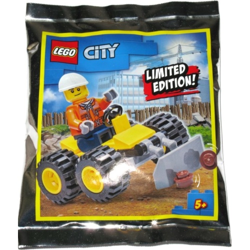 Eddy et son bulldozer (Edition Limitée) - Polybag LEGO® City 952003