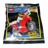 Le livreur de pizzas à moto - Polybag LEGO® City 951909