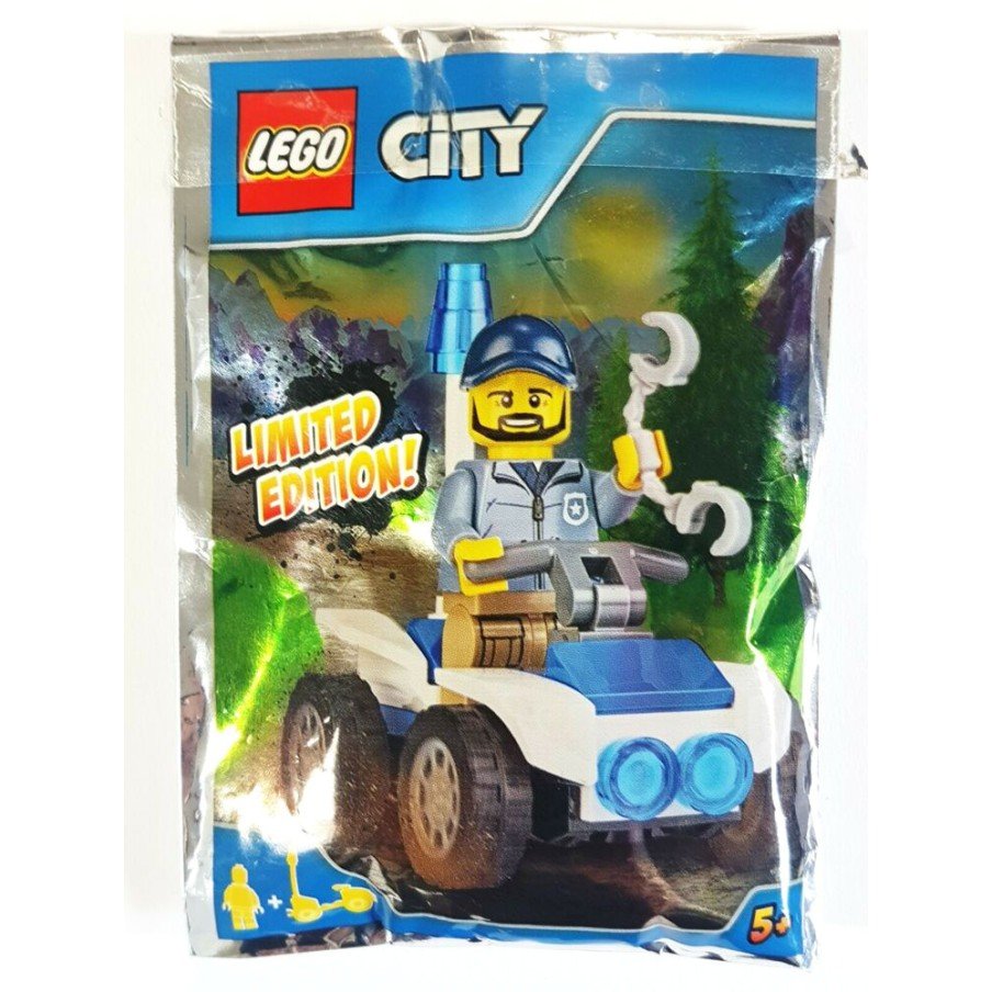 LEGO City Police Diver avec pack de feuille de scooter sous-marin Set  952208 (bagged)