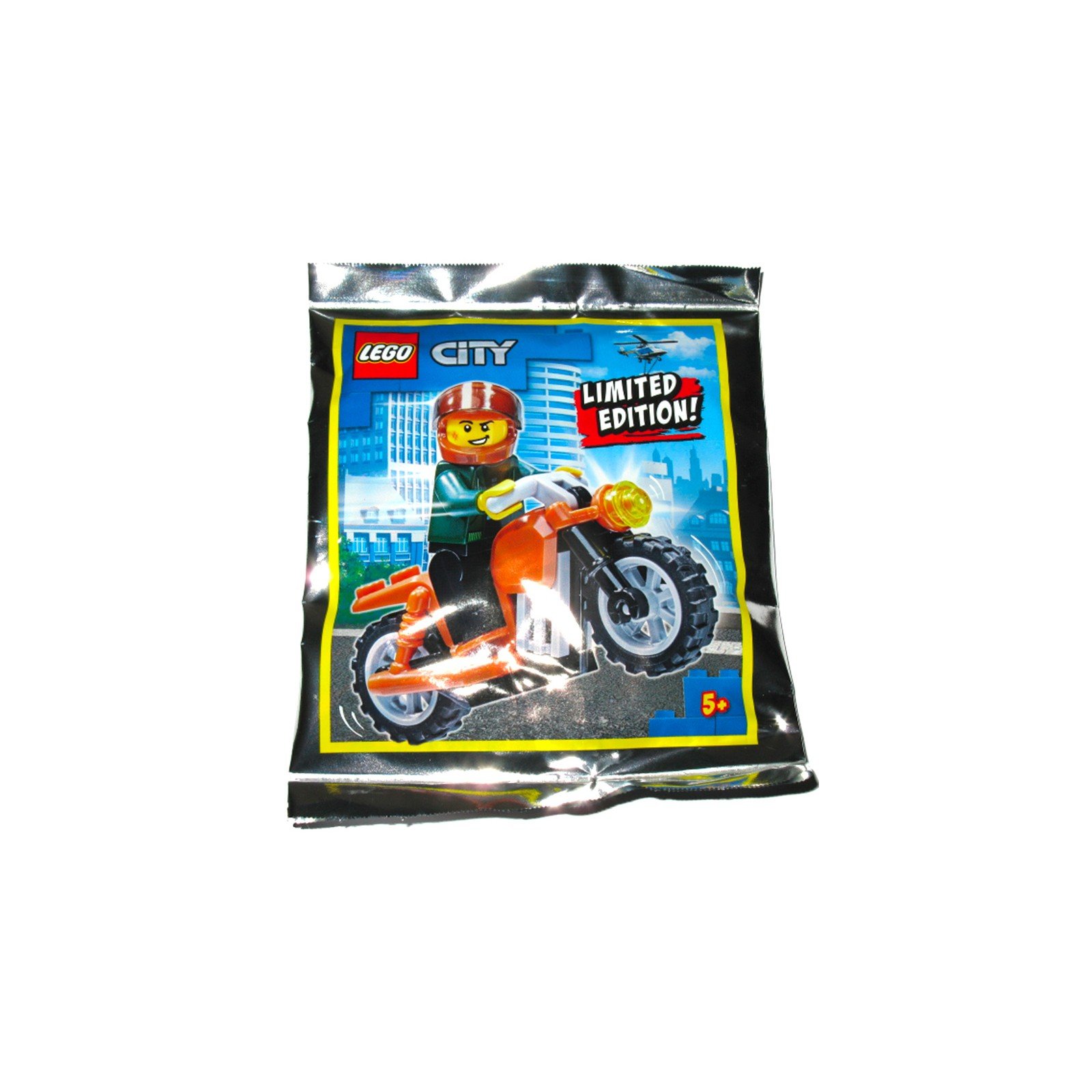Le détective à moto Pete Python (Edition Limitée) - Polybag LEGO® City 952010