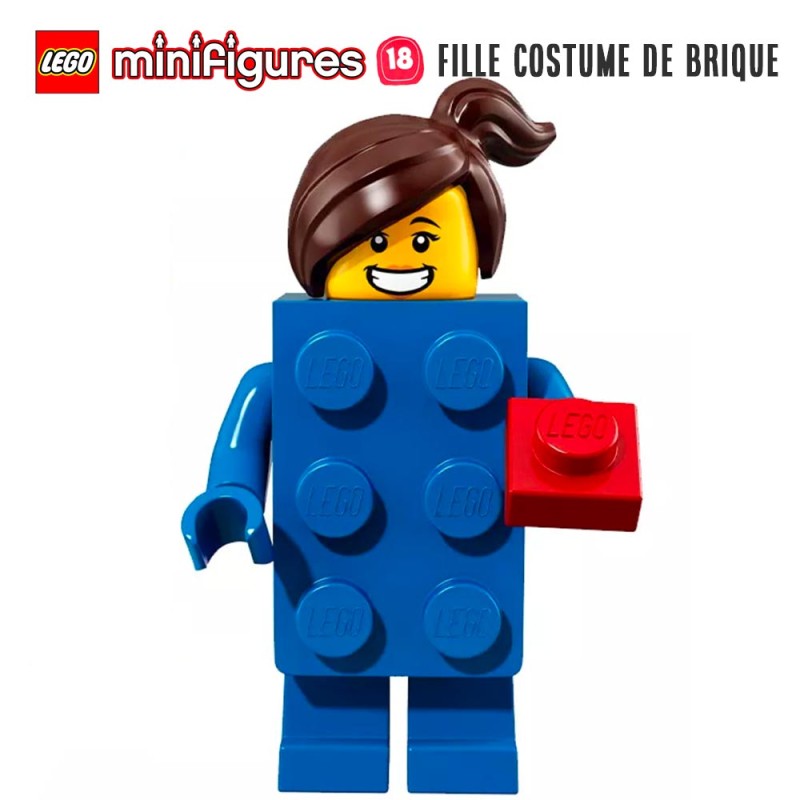 Minifigure LEGO® Series 18 - Brick Costume Girl