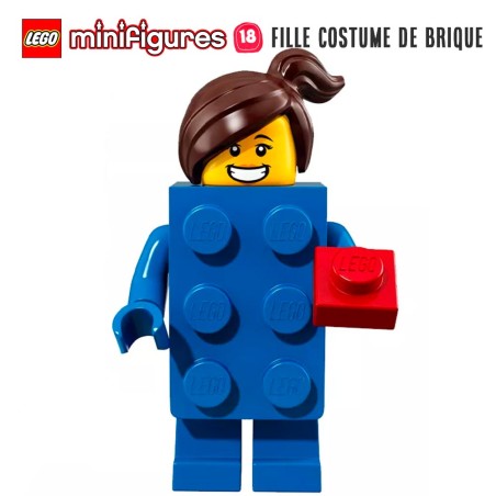 Minifigure LEGO® Série 18 - La fille en costume de brique