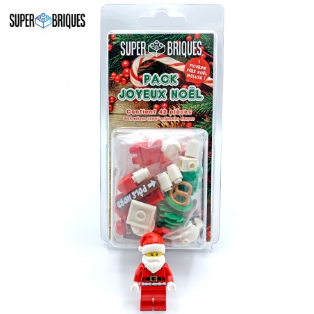 Pack de pièces 'Joyeux Noël' - Pièces LEGO® customisées