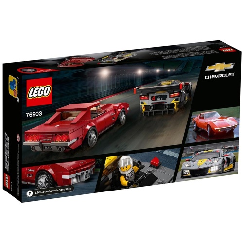 Chevrolet Corvette C8.R Race Car and 1969 Chevrolet Corvette - LEGO® Speed Champions 76903