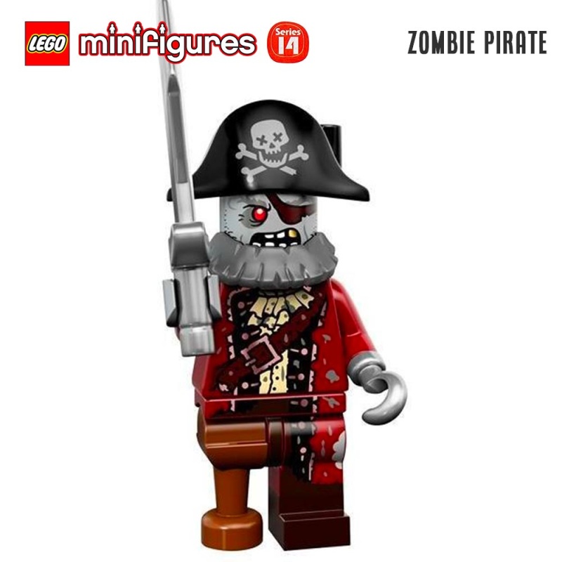 Minifigure LEGO® Série 14 - Zombie Pirate