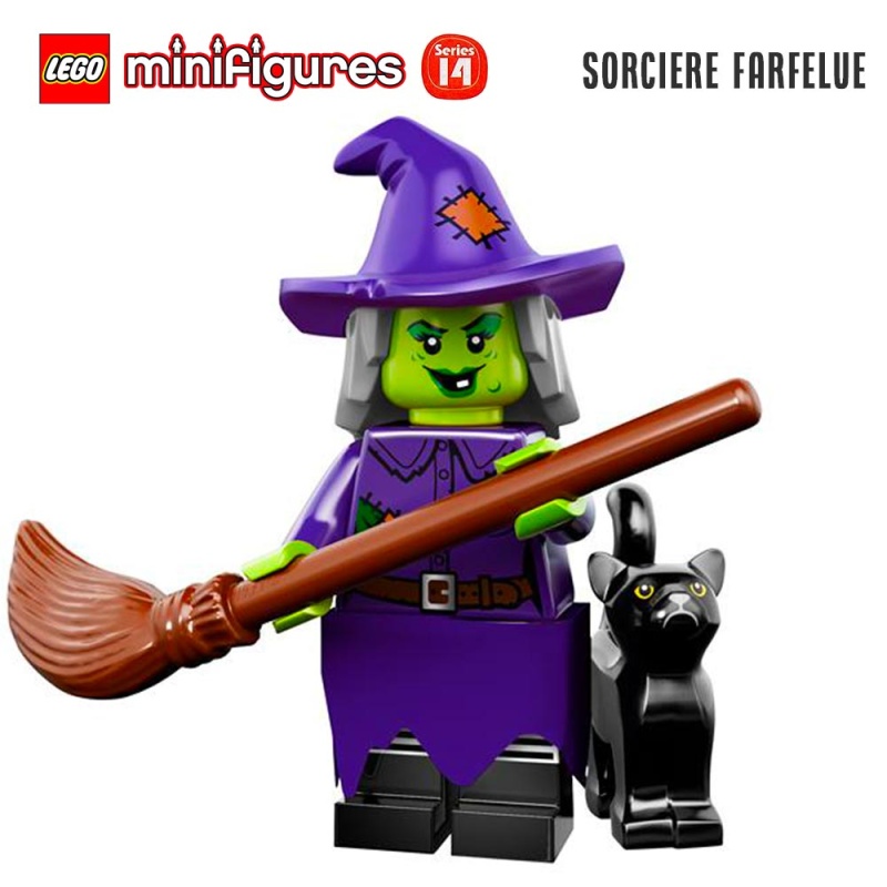 Minifigure LEGO® Série 14 - La sorcière farfelue