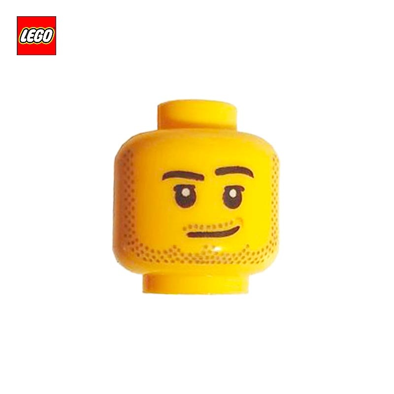 Minifigure Head Man With Beard Lego Part 37487 