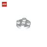 Plate Round 2x2 with Axle Hole Type 1 - LEGO® Part 4032a