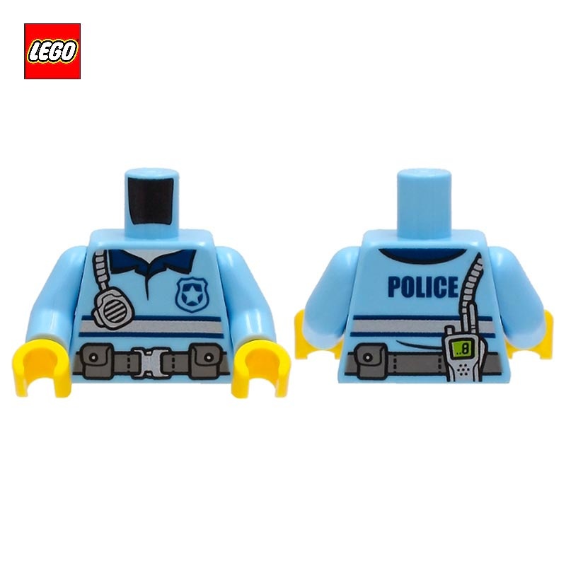 Torse (avec bras) "Police" - Pièce LEGO® 76382