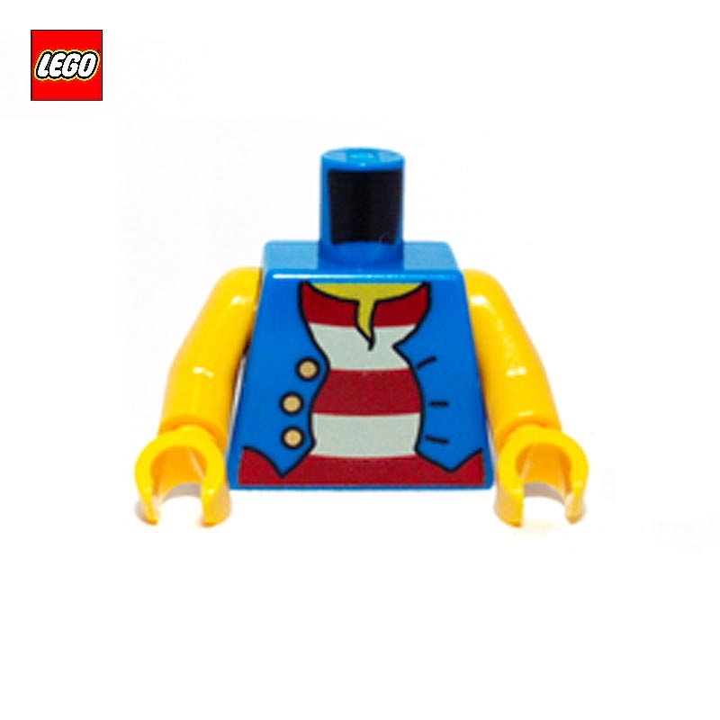 Torse (avec bras) veste de pirate - Pièce LEGO® 76382