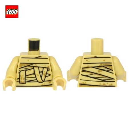 Minifigure Torso Mummy - LEGO® Part 76382