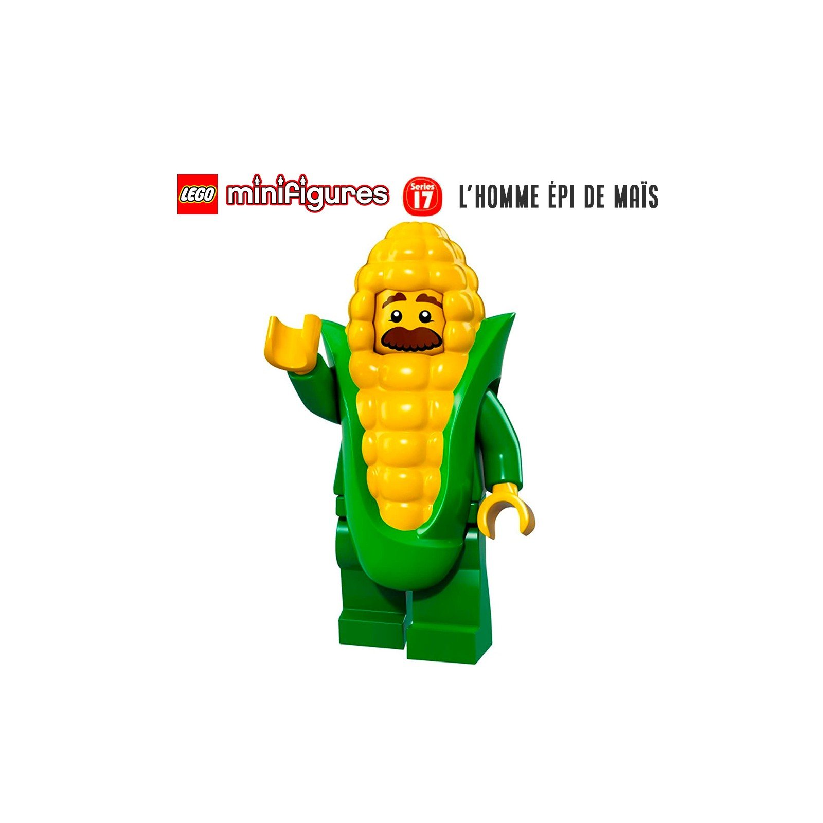 Minifigure LEGO® Série 17 - L'homme épi de maïs