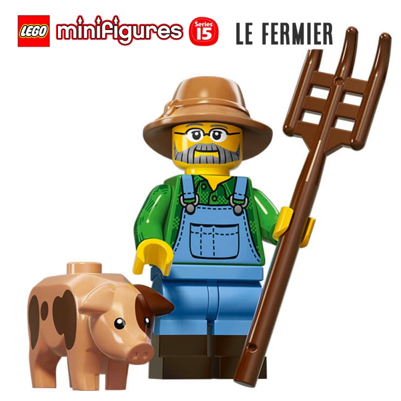 Minifigure LEGO® Série 15 - Le fermier