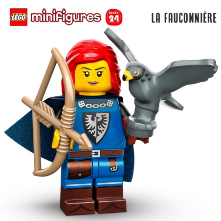 Minifigure LEGO® Médiéval - Le garde du Faucon Noir - Super Briques