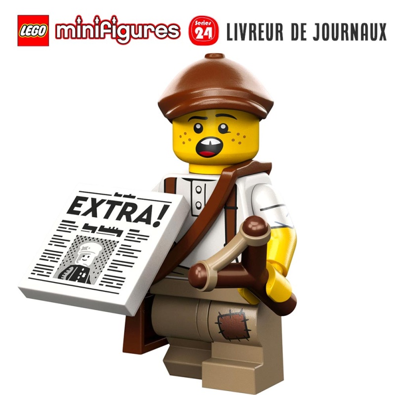 Minifigure LEGO® Série 24 - Le livreur de journaux
