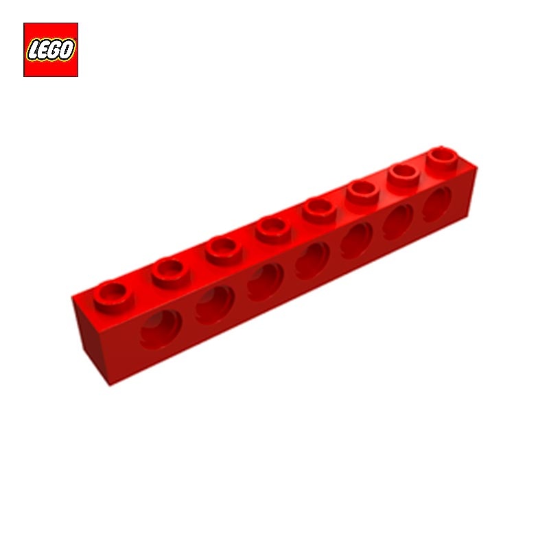 Brique Technic 1x8 (7 trous) - Pièce LEGO® 3702 - Super Briques