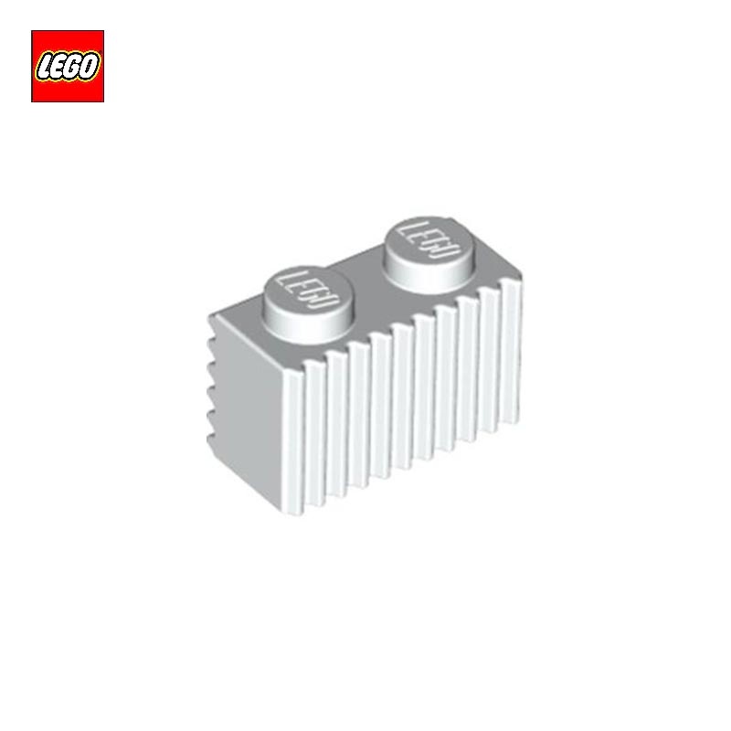 LEGO Bleu sable Brique 1 x 2 avec Grille (2877)