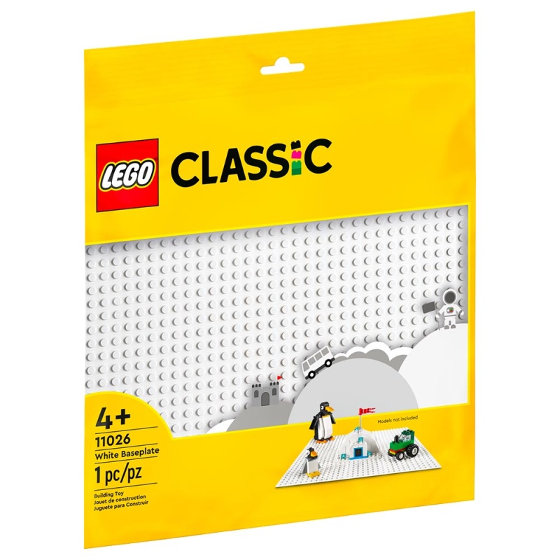 Plaque de base blanche 32 x 32 - LEGO® Classic 11026 - Super Briques