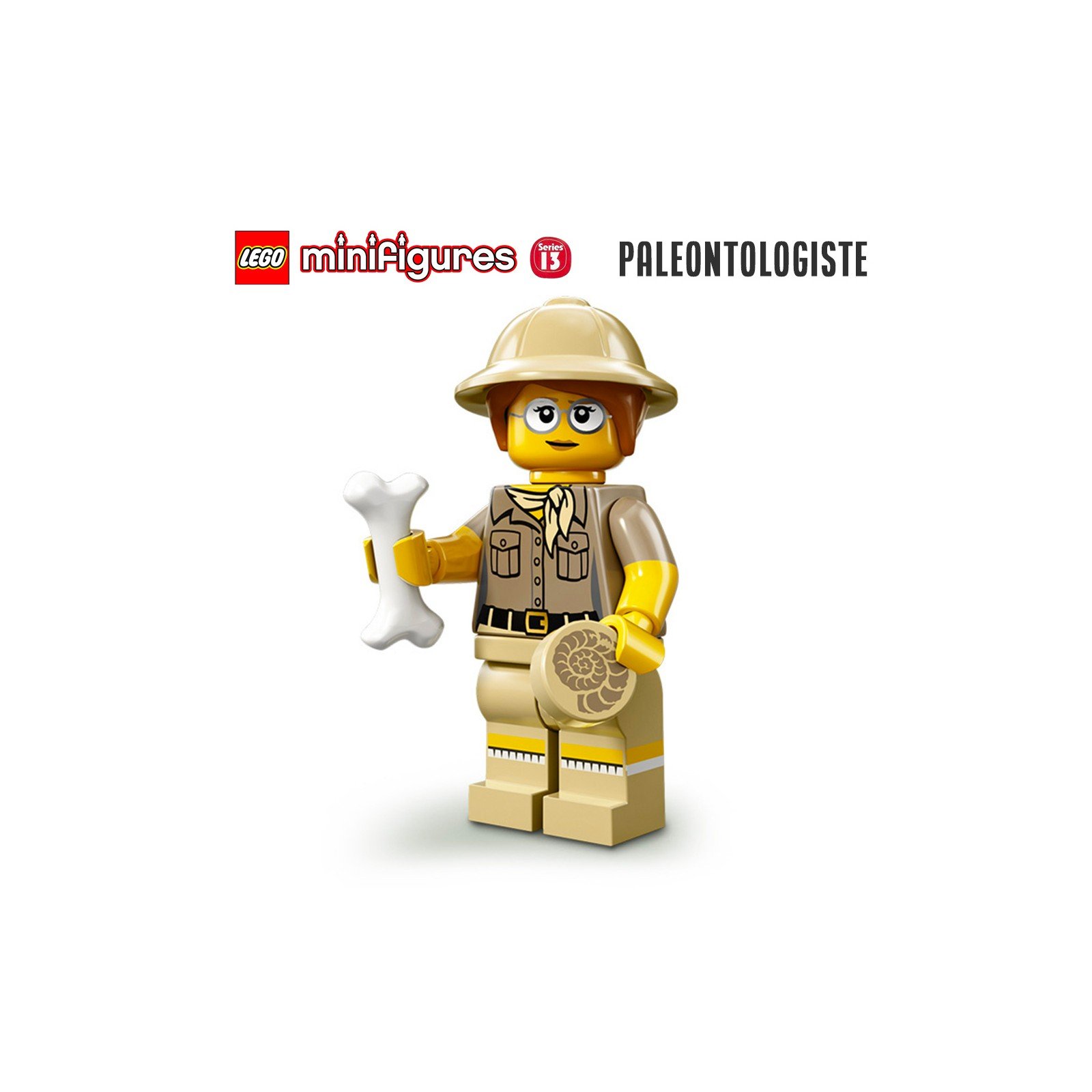 Minifigure LEGO® Série 13 - La paléontologiste