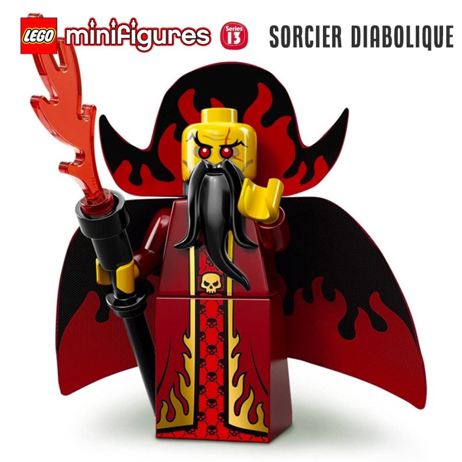 Minifigure LEGO® Série 13 - Le Sorcier diabolique
