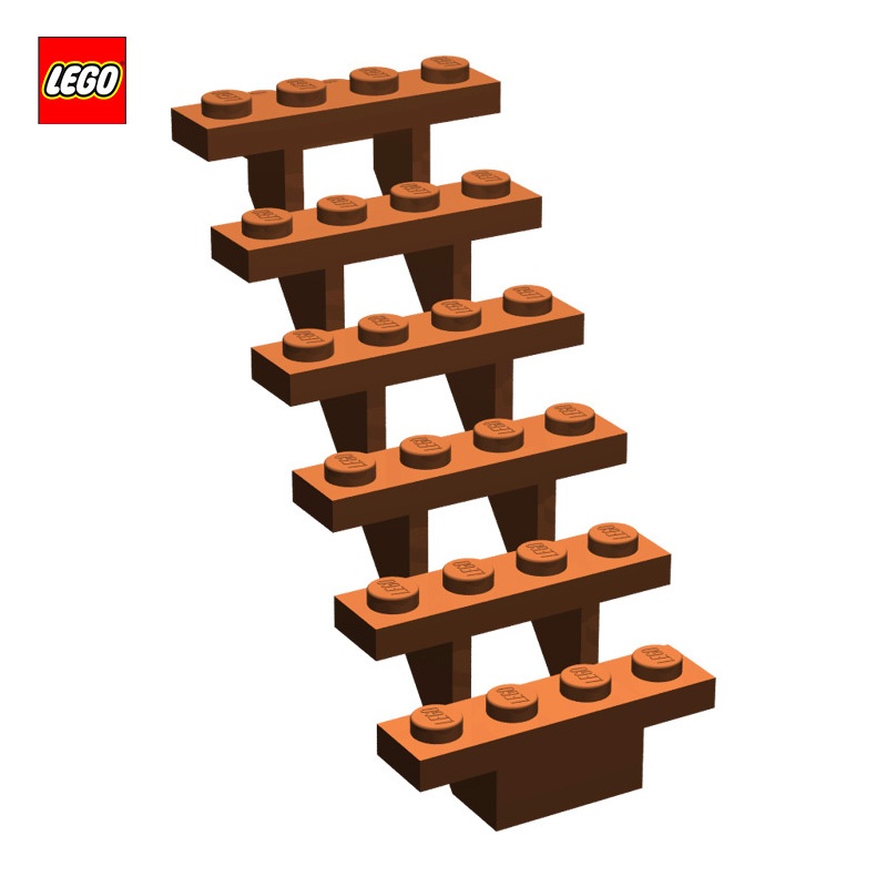 Stairs 7 x 4 x 6 Straight Open - LEGO® Part 30134