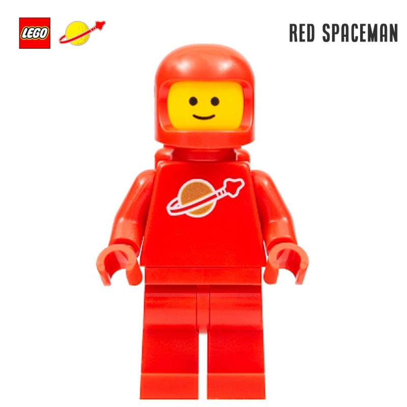 Minifigure LEGO® Classic Space - Red Spaceman