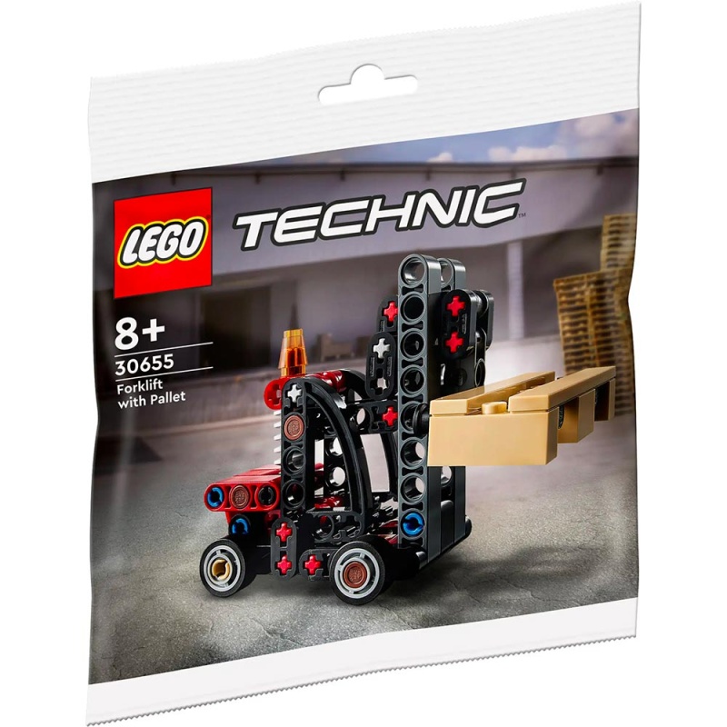 Forklift with Pallet - Polybag LEGO® Technic 30655