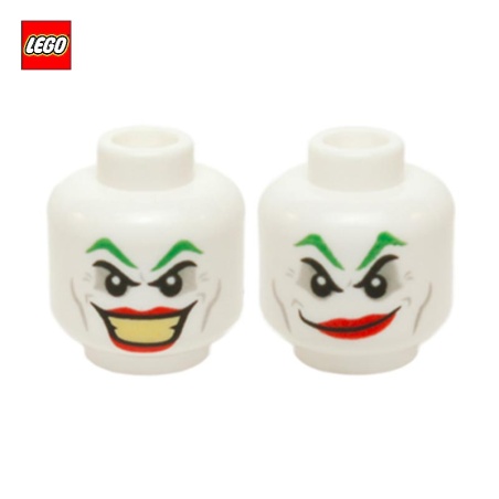 Minifigure Head (2 Sides) The Joker - LEGO® Part 99791