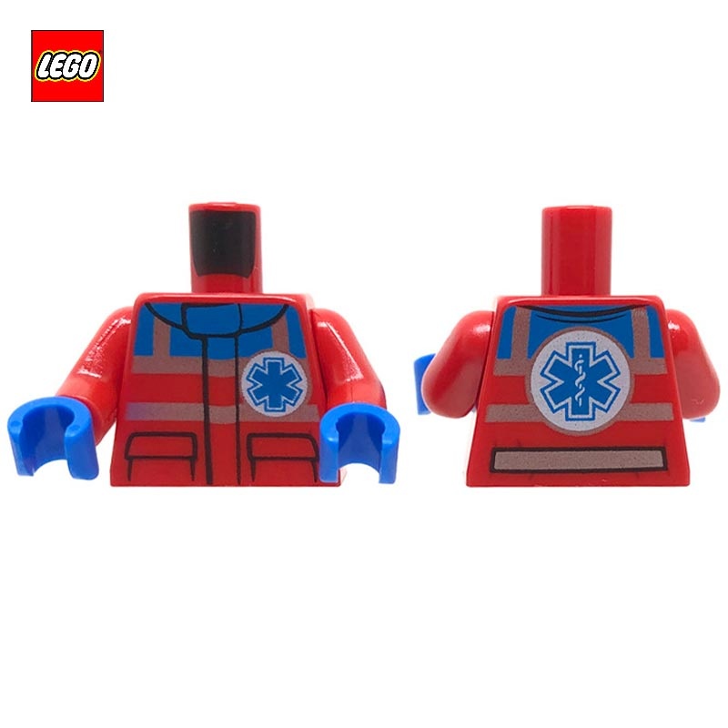 Torse (avec bras) ambulancier - Pièce LEGO® 76382