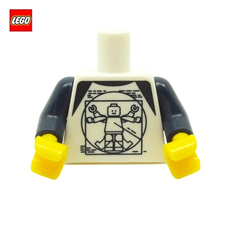 Minifigure Torso Vitruvian Print - LEGO® Part 76382