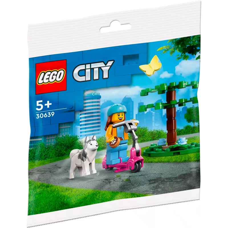 Dog Park and Scooter - Polybag LEGO® City 30639