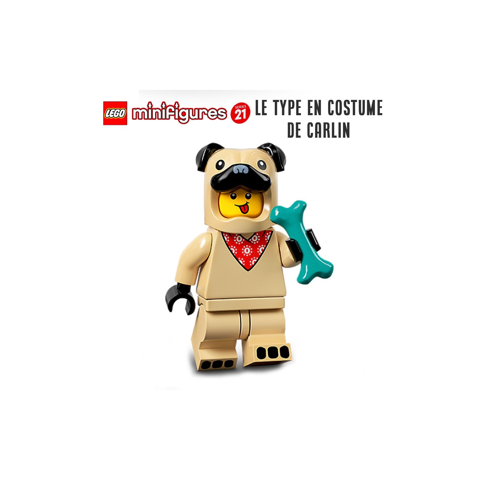 Minifigure LEGO® Série 21 - Le type en costume de Carlin