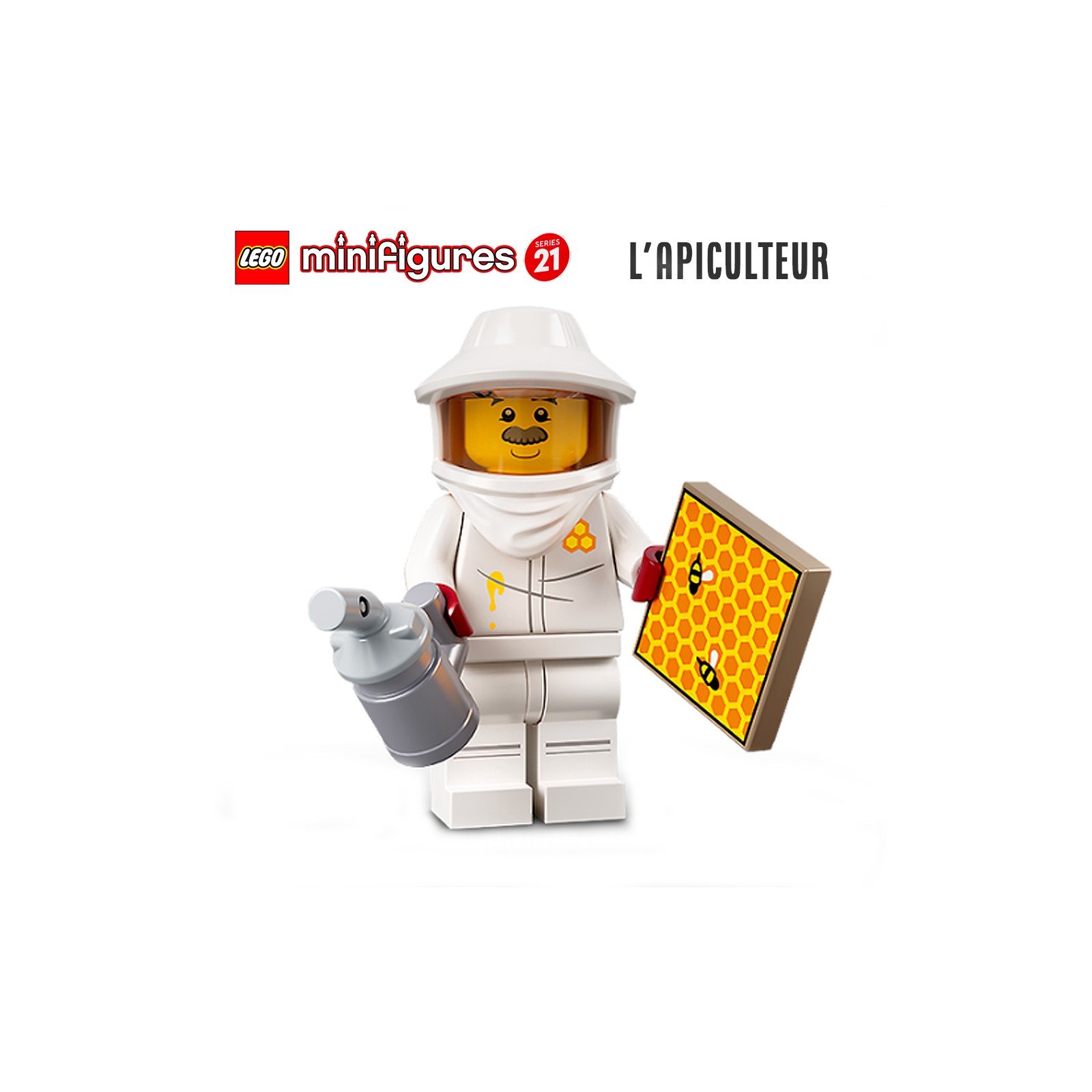 Minifigure LEGO® Série 21 - L'apiculteur