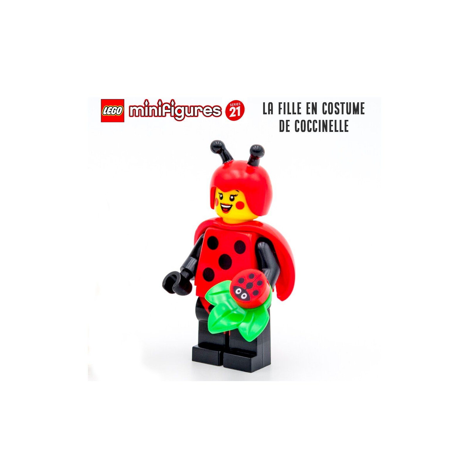 Minifigure LEGO® Série 21 - La fille en costume de coccinelle