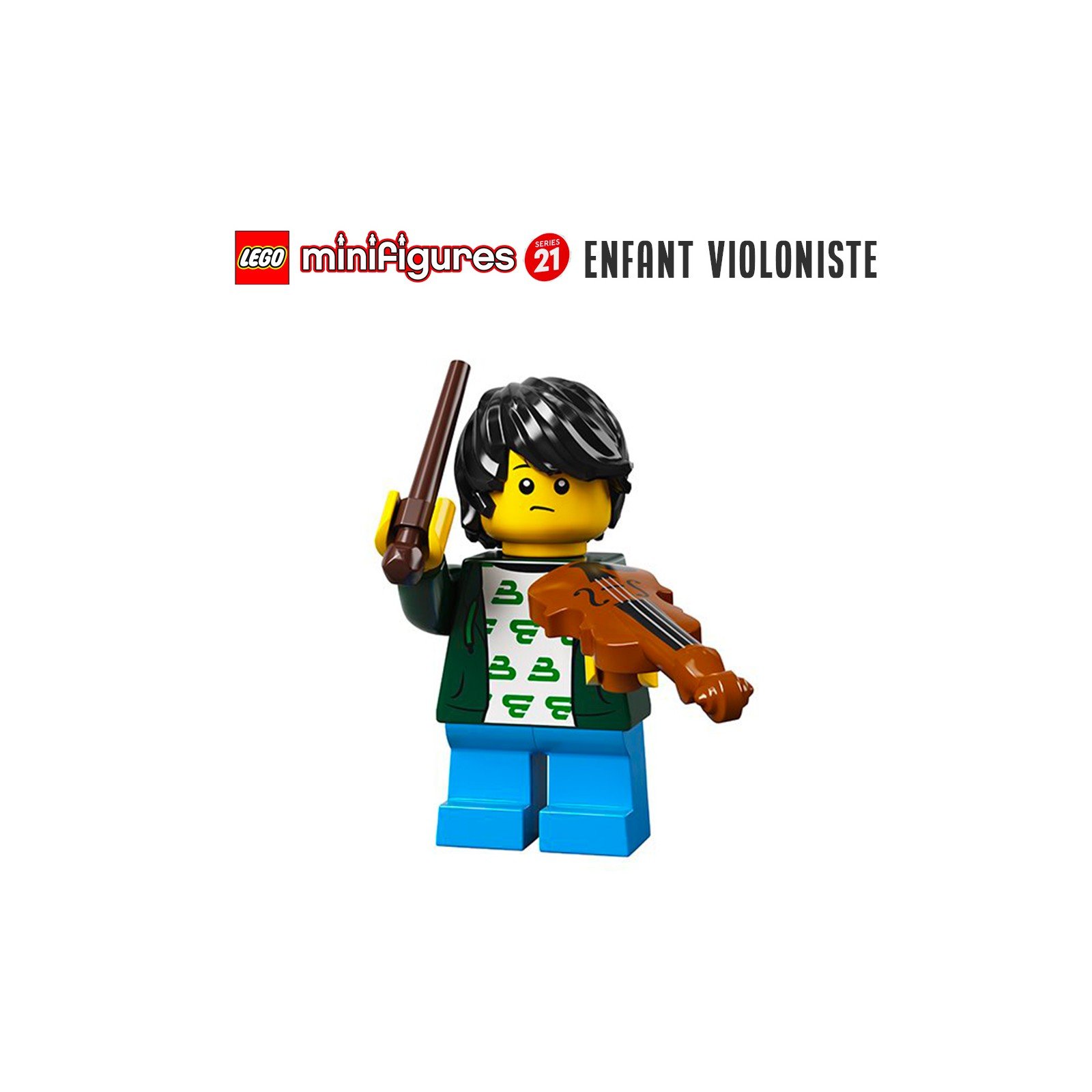 Minifigure LEGO® Série 21 - L'enfant violoniste