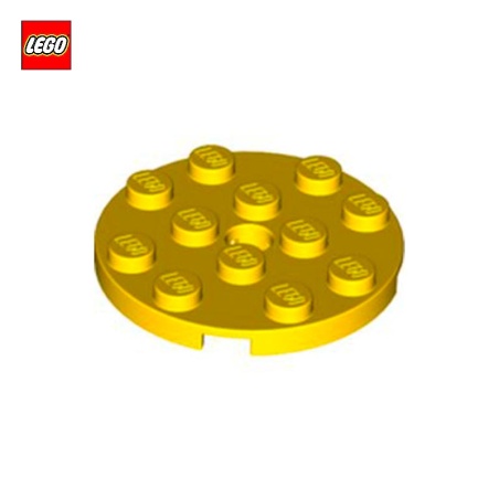 Plate Round 4x4 with Pin Hole - LEGO® Part 60474