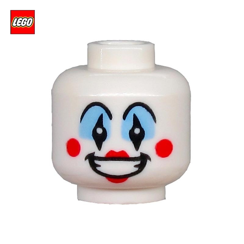 Minifigure Head Clown Large Smile - LEGO® Part 66707