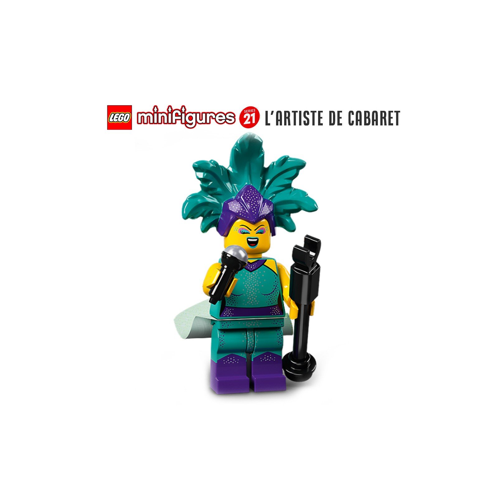 Minifigure LEGO® Série 21 - L'artiste de Cabaret