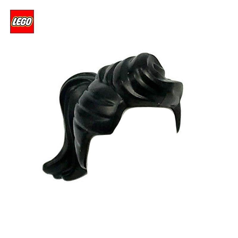Chevelure femme avec mèche et queue de cheval - Pièce LEGO® 13785
