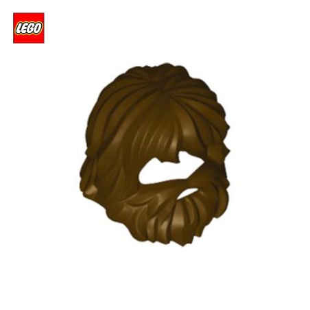 Hair with Beard and Mouth Hole - LEGO® Part 87999