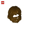 Chevelure longue avec barbe - Pièce LEGO® 87999