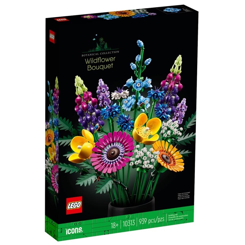 Bouquet de fleurs sauvages - LEGO® Botanical Collection 10313 - Super  Briques