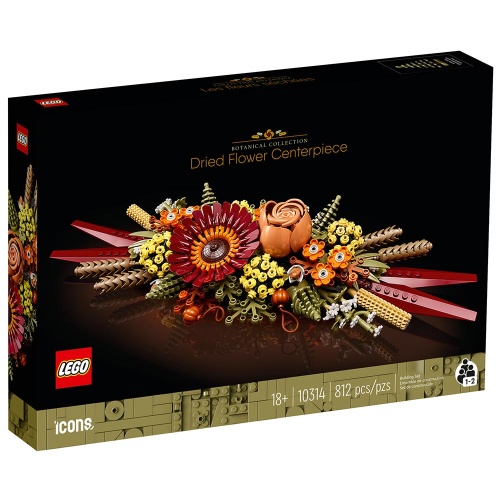Le centre de table en fleurs séchées - LEGO® Botanical Collection 10314 -  Super Briques
