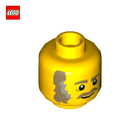 Tête de minifigurine Vieil homme - Pièce LEGO® 35724