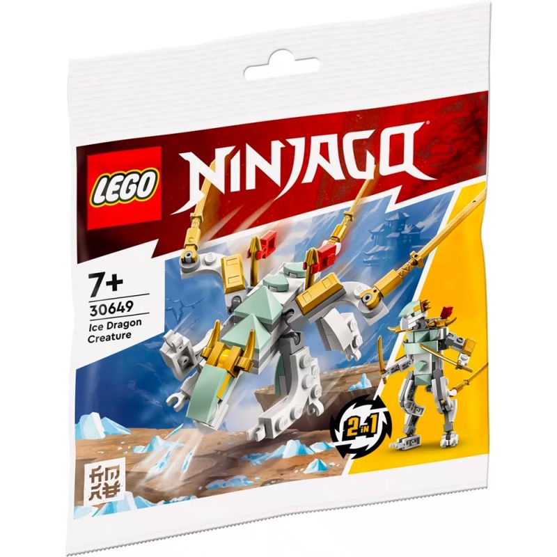 Ice Dragon Creature - Polybag LEGO® Ninjago 30649 - Super Briques