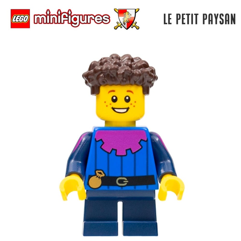 Minifigure LEGO® Médiéval - Le petit paysan - Super Briques