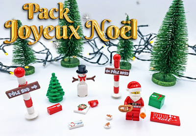 pack LEGO® Joyeux Noël Super Briques